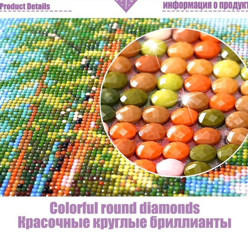 Diamond Painting Fruit Full Round Round Kit 5D Diy Diamond Embroidery Mosaic Red Wine Decorations Home