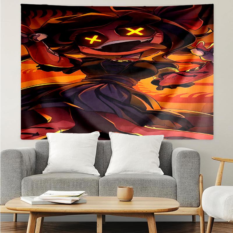 Murder-Drones Print Tapestry, Backdrop, Easy Setup, Ideal for Bedroom, Office & Living Room, with Aesthetic Wall Hanging Decor.