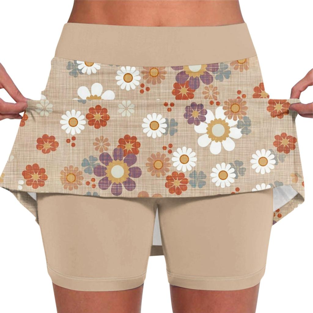 Эластичные брюки-кюлоты для йоги для женщин, спортивные шорты с принтом, легкие узкие джоггеры с высокой талией и принтом