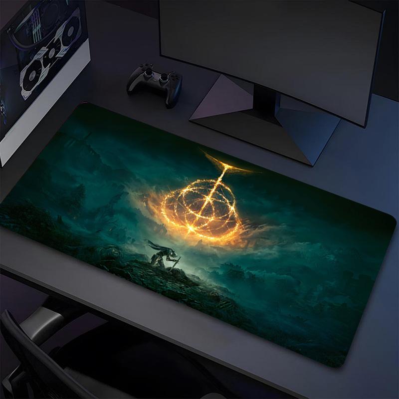 Игровой коврик для мыши Eternal Light XL Нескользящая резиновая основа Прошитый край Водонепроницаемый коврик для стола Для ПК Ноутбука Геймера Офиса Компьютерные аксессуары C929387
