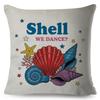 Tropical Island Pillow xcm Rainbow Wave Sunset Design Cotton Linen Blend Cover Soft Decor Cushion Car Sofa Desk Gift