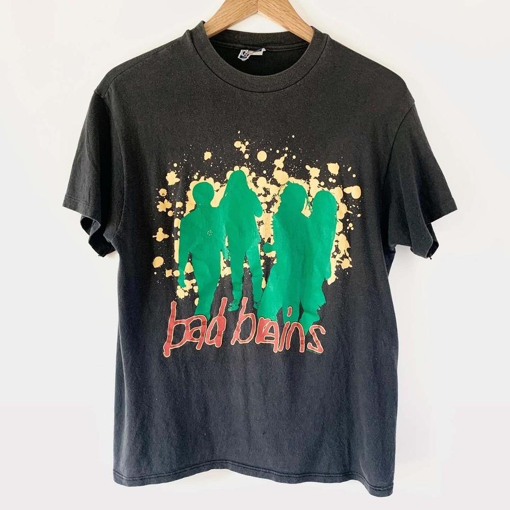 Редкая унисекс футболка Bad Brains Quickness Tour 1989 года Репринт S-5XL KH12357 Унисекс футболка