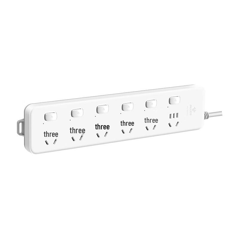 Bull 6-Outlet Power Strip with Overload Protection