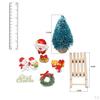 1/12 Домик для кукол Рождественские поделки Классический DIY Креативное миниатюрное украшение для фей
