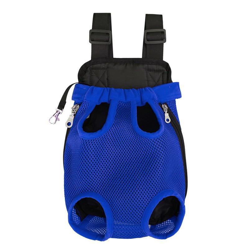 Pet Carrier Bag Double Shoulder Breathable Portable Travel Pet Dog Carrying Backpack Mesh Carrier Front Bag For Small Dog Cats
