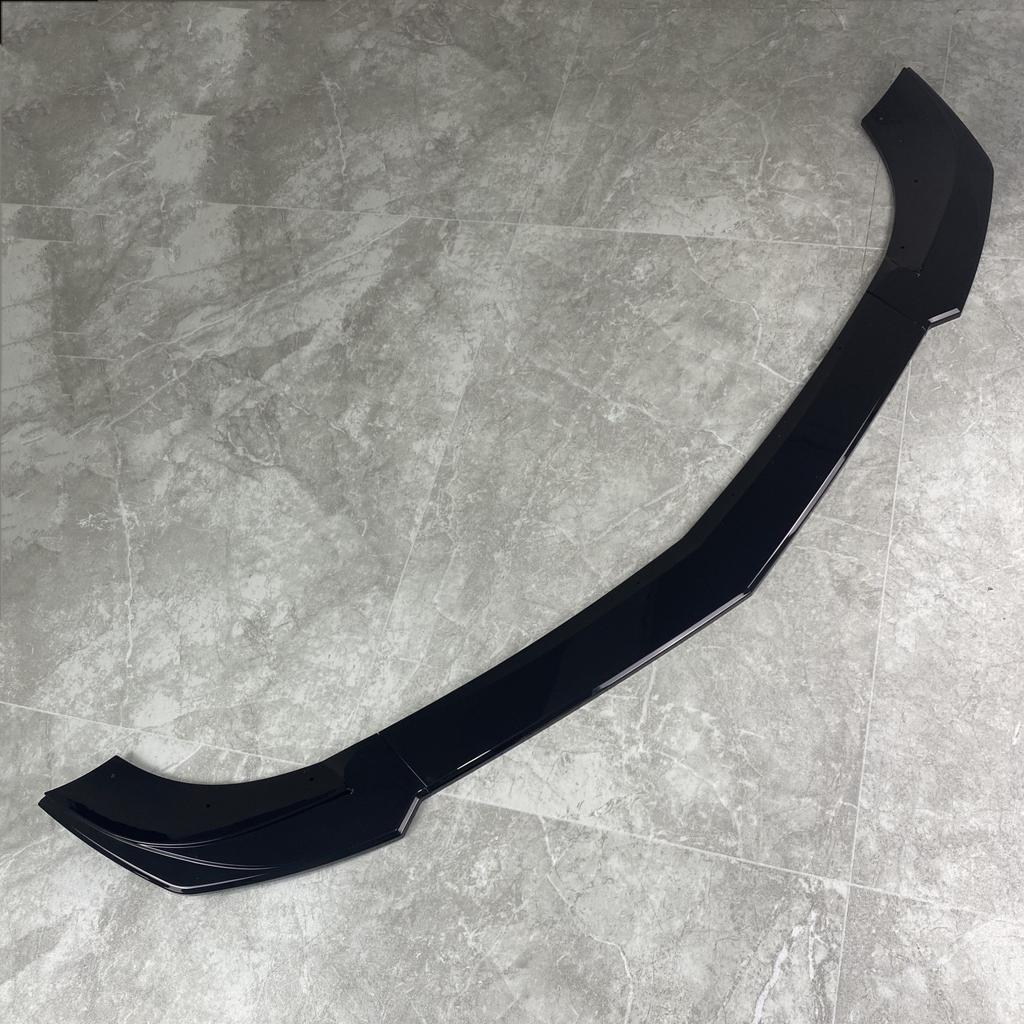 3Pcs Gloss Black Car Front Bumper Spiltter Lip For Mercedes-Benz C Class W204 S204 Facelift 2011-2014 AMG Line Tuning Bodykits