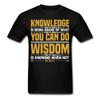 Inspirational Shirt Inspirational Knowledge Wisdom Tshirt Motivational T-Shirt