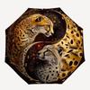 Yin Yang Cheetahs: A Symbol of Balance and Elegance Umbrella, Christmas Gift Y379