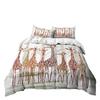 Giraffe Elk 3D Digital Printing Quilt Cover Bed Three-Piece Set Minimum Order