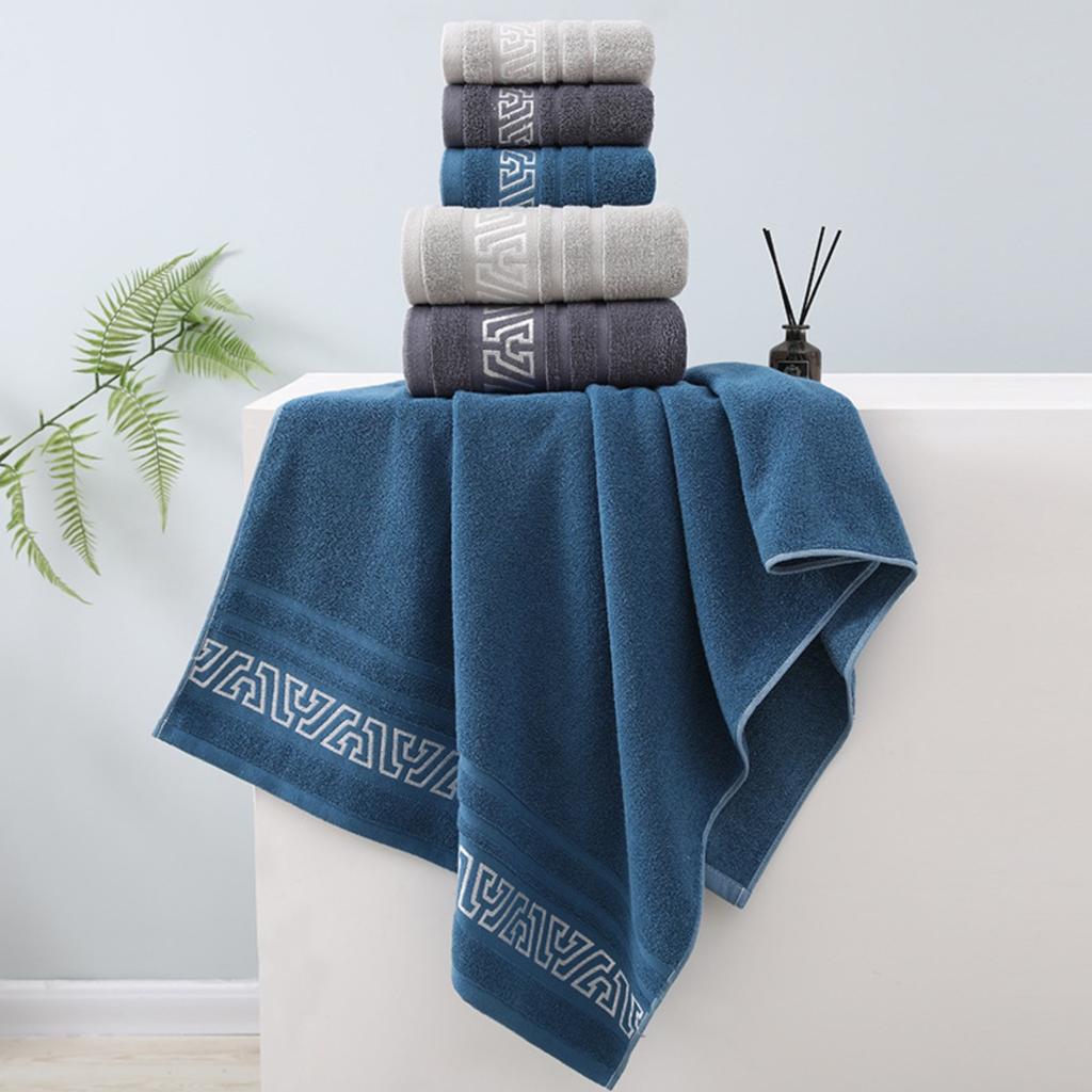 Новое банное полотенце из чистого хлопка, 32 нити, ретро этнический стиль, большое, толстое, быстросохнущее, впитывающее, хлопковое бытовое полотенце для мужчин и женщин