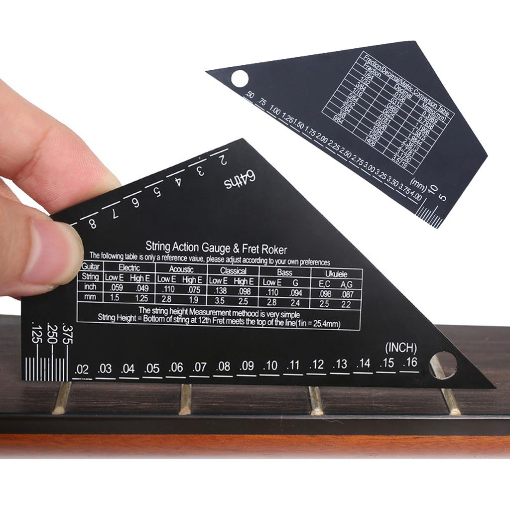 Гитарная струна, измерительная линейка, инструмент из нержавеющей стали, электрогитара, бас-гитара, аксессуары, аксессуары