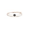 Swarovski Браслет-цепочка скрученная с круглым логотипом Ginger Two-In-One для женщин Розовое золото 5389046
