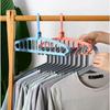 Вешалка для одежды Magic с 11 отверстиями, вращающиеся на 360° крючки для шкафа, регулируемая сушилка для одежды, экономящая место стойка для хранения, домашний органайзер
