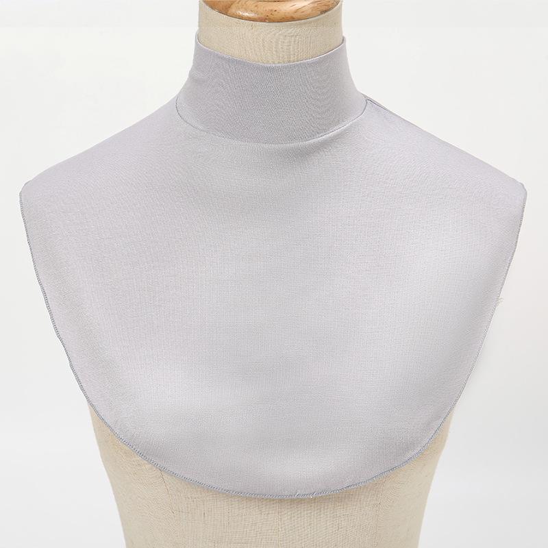 Korean Style Round Base Layer False Collar - All-Season Decorative Accessory