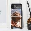 Basketball Basket Sports Phone Case For Samsung Galaxy Z Flip 7 Flip7 Zflip 6 Flip6 5 Flip5 4 Flip4 3 Flip3 5G Fundas Black Cove