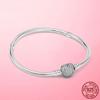 Горячий 925 Серебряный Оригинальный Me Браслет Fit Brand Me Charm Бусины Мода Узел Бесконечности Женщины Femme Браслет Роскошные Ювелирные Изделия