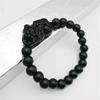 Yellow Bracelet Feng Shui Black Obsidian Wealth Pi Xiu Bracelet Attract Wealth and Good Luck Bracelet Wristband