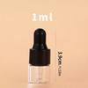 1ML Essential Oil Glass Dropper Empty Bottle Sample Bottle, With Glass Pipette Dropper, Used For Eye Dropper Essential