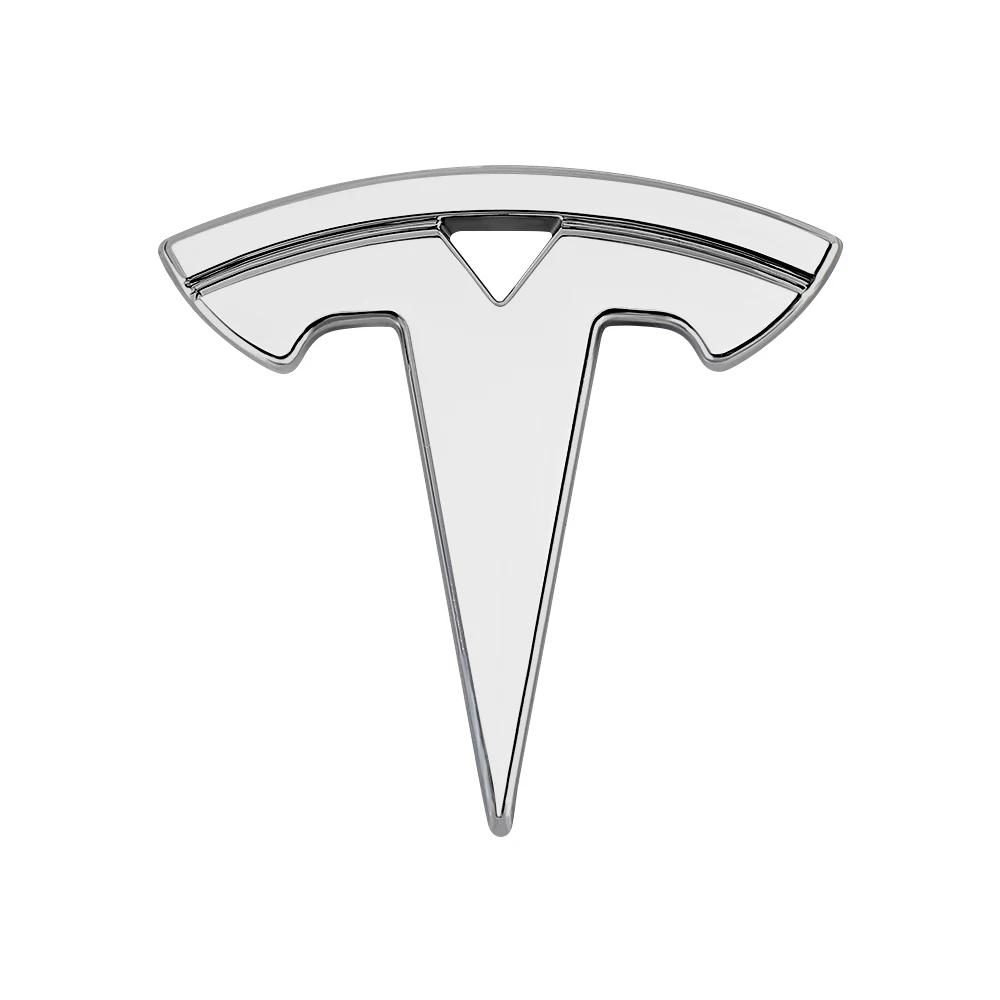 Автомобильная наклейка Tesla Для Tesla Model 3 S X Y Автомобильный интерьер Модификация эмблемы 1 шт. Наклейка на руль автомобиля Эмблема Дека