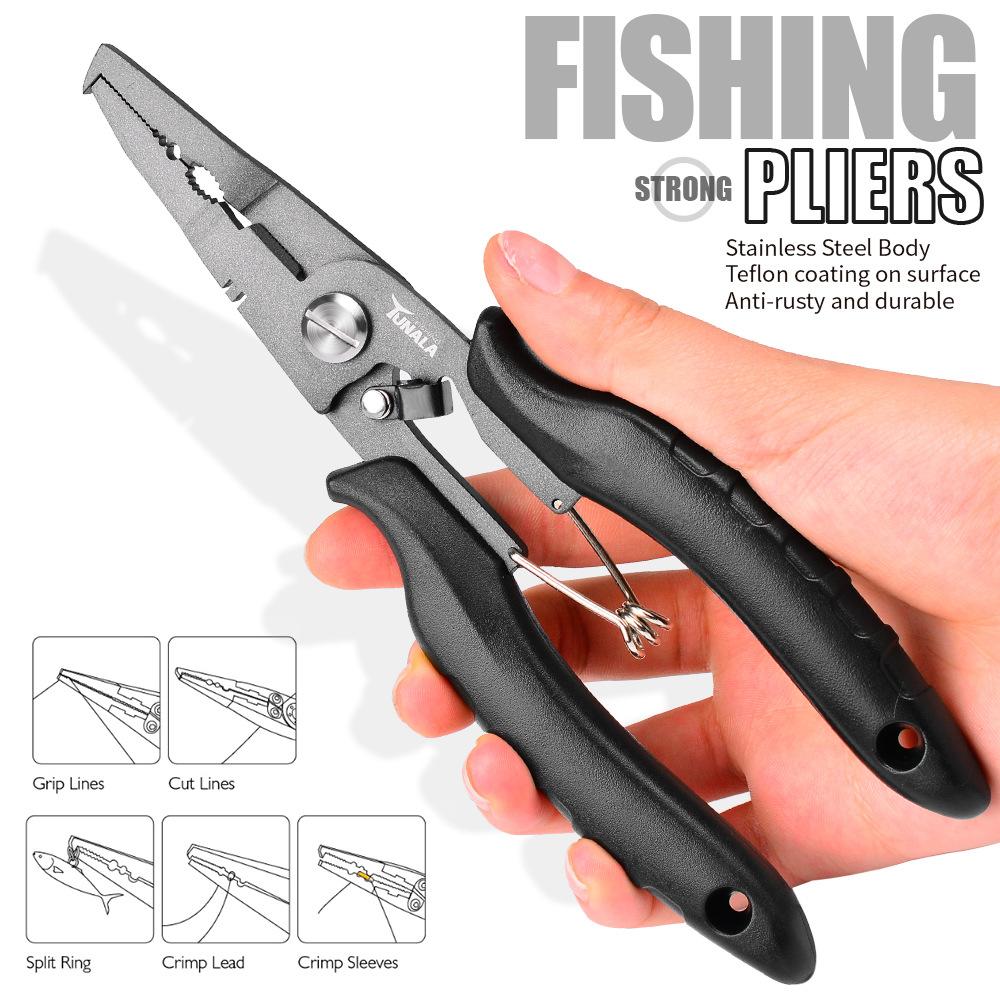 2024 портативные многофункциональные рыболовные плоскогубцы 19 см для снятия крючков, рыболовные снасти из нержавеющей стали, поплавковый контроллер, рыболовные инструменты