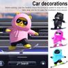 Dashboard Car Ornaments Central Screen Ornament Skateboard Bear Ornaments Cute Car Cartoon Interior Decoration