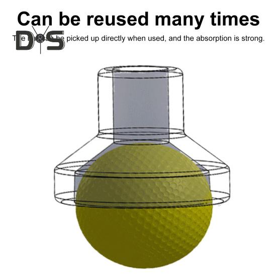 3 шт., захват для паттера, захват для мяча для гольфа, многоразовый захват для мяча, присоска, инструмент для захвата, аксессуар для гольфа