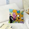 Cushion Cover Inches Farmhouse Decor Home Throw Pillow Covers for Anime AAdventure Times Couch Decorations
