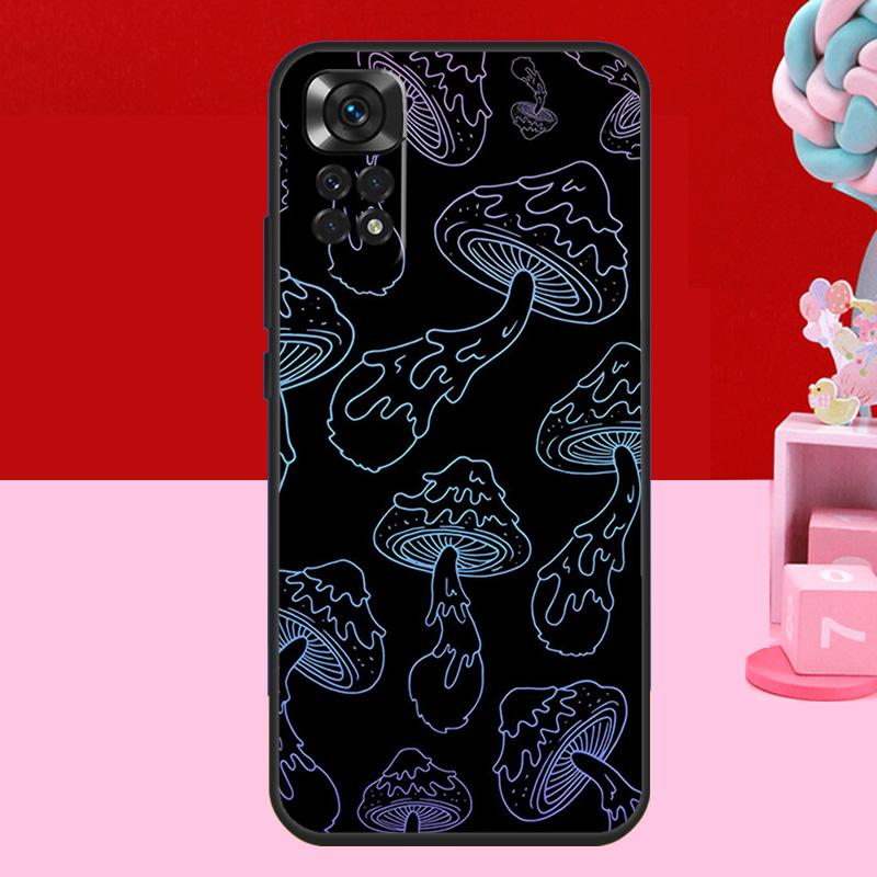 Череп Готический Жуткий Пастельный Гот Чехол Для Xiaomi Redmi Note 14 Pro 13 12 11 9 10 Pro 11S 12S Redmi 10C 12C 13C 14C Мягкая Крышка