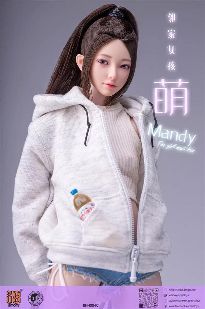 Игрушки Хобби Масштабная Экшн-фигурка Совместимая с телом TBLeague i8TOYS Junior Bishoujo Экшн Глаза Азиатская Красавица Женская Голова и Одежда Нет &
