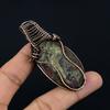 Dragon Blood Jasper 999 Copper Wire Wrapped Pendant, Handmade Gemstone Pendant Jewelry, Gifts For Wife Brand New Pendant