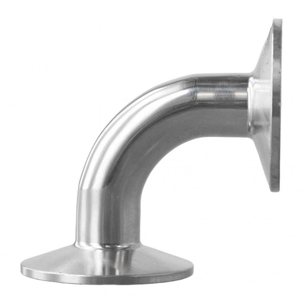 Совместимый с Tri Clamp санитарный угловой фитинг с соединением под прямым углом