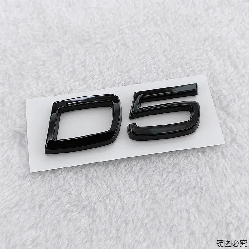 3D Значок-эмблема на задний багажник автомобиля ABS для Volvo D2 D3 D4 D5 D6 D7 Логотип V40 S40 S60 S70 S80 V50 Внешние аксессуары