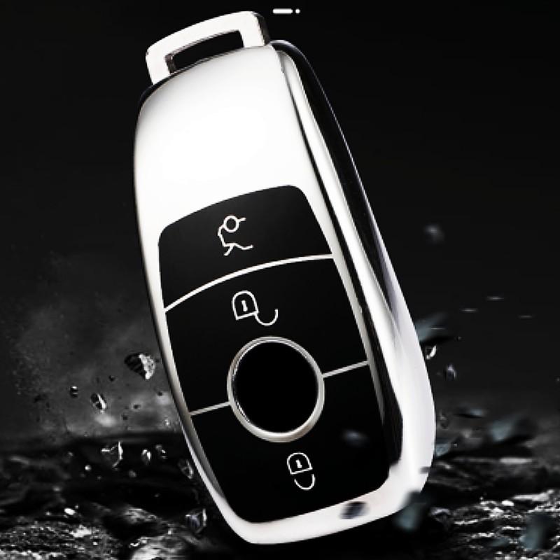 Чехол для дистанционного ключа из ТПУ для Mercedes Benz ACESG Class GLC CLE CLA W177 W205 W213 W222 X167 AMG, защитный держатель