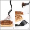 1Pcs Comb Hair Brush Plastic Handle Cleaning Brush Double Head Claw Cleaner Hair Removal Embedded Beauty Cleaning Accessories
