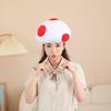 Mushroom Shaped Hat Comfortable Adjustable Headpiece Performance Headwear Novelty Props Costume Decoration for Dress Up Role