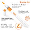 Shuttle Art Acrylic Brush Acrylic Paints for and Includes Storage Perfect for Handmade DIY and Art A Great Markers, 60-Color Set, Direct-Fill Tip,