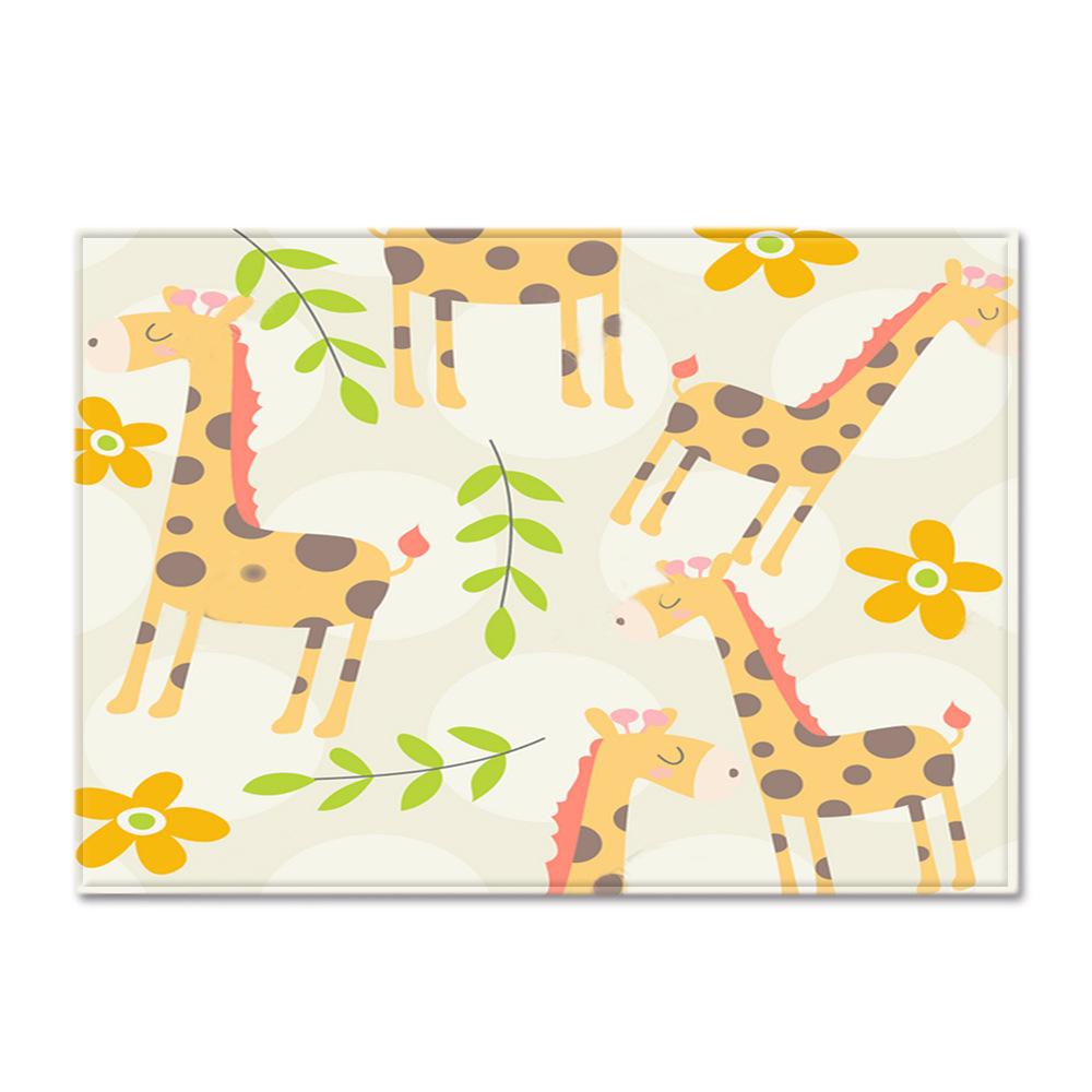 Textured Large Carpet Feather Wind Bedroom Floor Mat