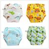 4PC Baby Cotton Potty Training Pants Infants Diaper Cute Changing Underwear Nappy Cloth Diapers