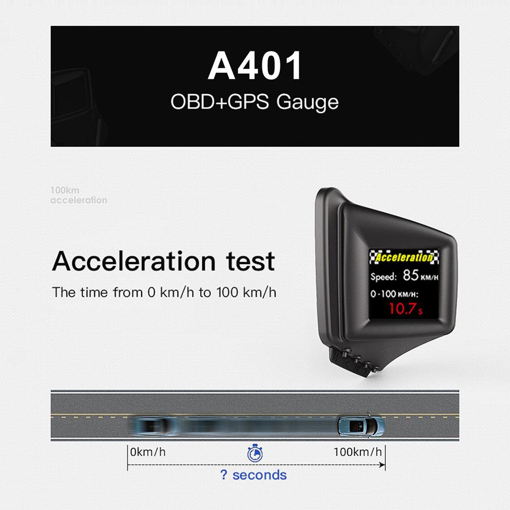 GPS OBD Двойная система Проекционный дисплей Установка отделки передней стойки RPM Турбо Давление масла Температура воды GPS Спидометр для моделей автомобилей OBDII