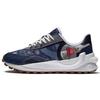Li Ning Fang Yuan Shock Absorbing Non-Slip Wear-Resistant Low-Top Running Shoes Men Running Shoes Blue AGCS013-1