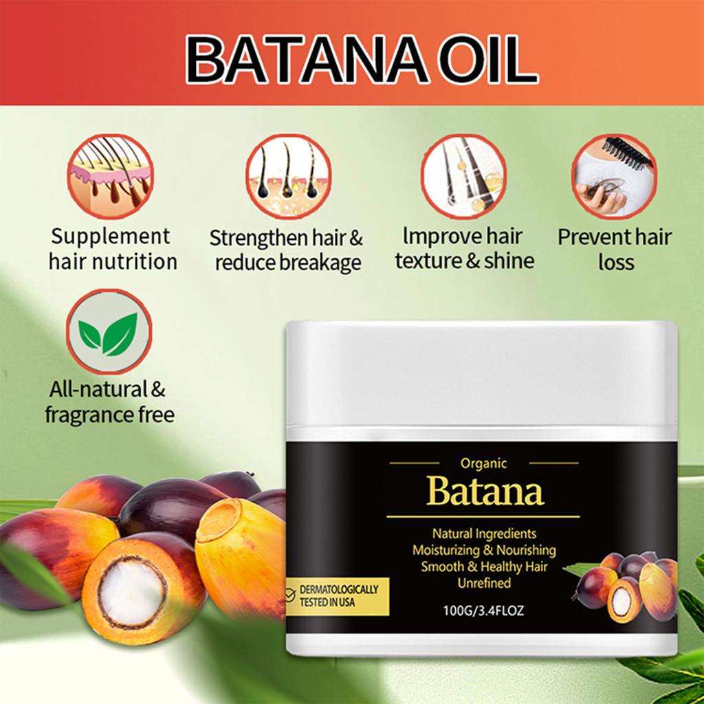 Batana Care Oil For Hair Growth,batan Care Oil,hair Growth Oil,hair Oil,Stimulates Hair Growth, Batana Care Oil Moisturizes And Repairs Dryness,100g