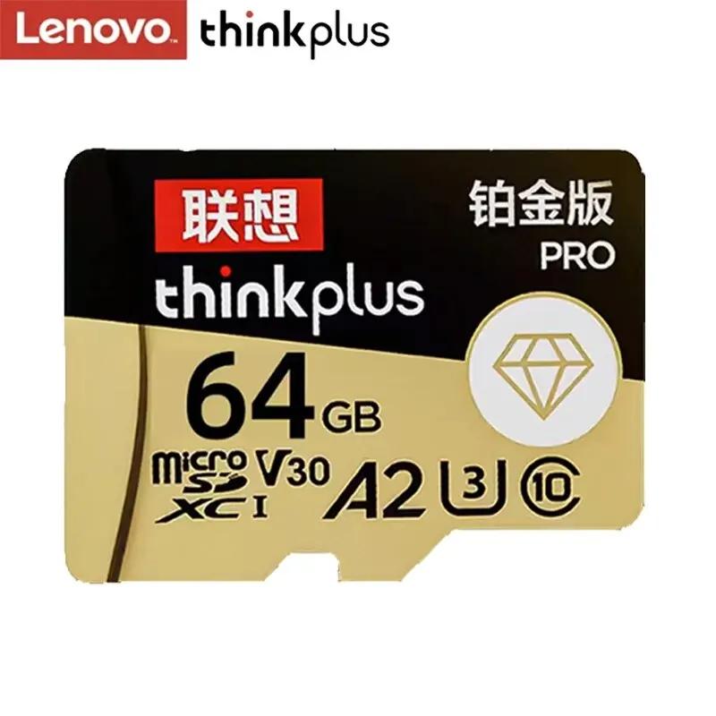 Lenovo Карта памяти Micro SD 128 ГБ 64 ГБ до 130 МБ SD Карта памяти U3 4K V30 A2 TF Карта 256 ГБ Flash Карта MicroSD Электронный продукт ПК