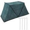 Plant Protection Cover Foldable Plant Shade Tent with Stakes Uv Resistant Sunblock Shade Cloth for Raised Garden Bed