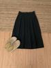 Autumn/Winter Mid-Length Wool Pleated Skirt - Slimming, Hip-Covering Versatile Basic.