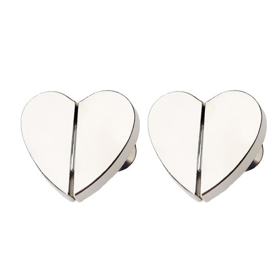 2/4/12/20 шт. Магнитные зажимы для штор в форме сердец, предотвращающие проникновение света, магнитные держатели для штор из прочного сплава, утяжелители для тонких штор