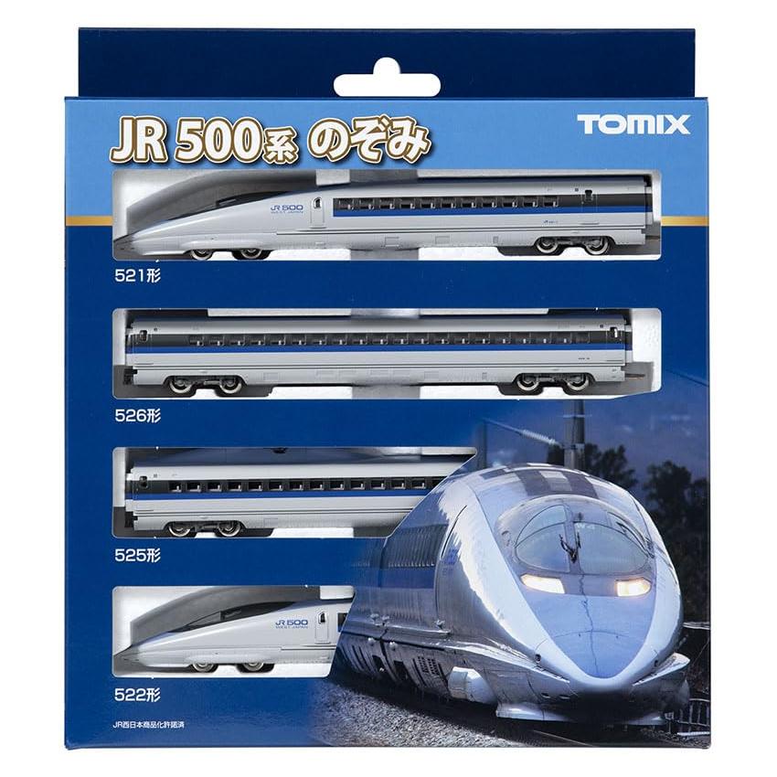 TOMYTEC TOMIX Масштаб N Серия 500 Токайдо Санъё Синкансэн Нодзоми Базовый набор из 4 вагонов Модель поезда 98363