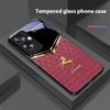 Сотовый Зеленый Конь Для Oppo A79 5G 58 78 74 60 4G Reno 11F Realme GT 6 11 Note 50 10 C55 X2 Закаленное Стекло Черный Чехол для Телефона