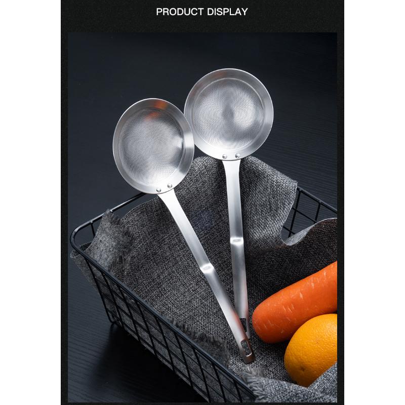HANYANG 304 ложка для фильтрации масла из нержавеющей стали, товары для дома, изоляционная ложка для соевого молока, сока, сетка для масла, поролоновый фильтр, сетка, утечка