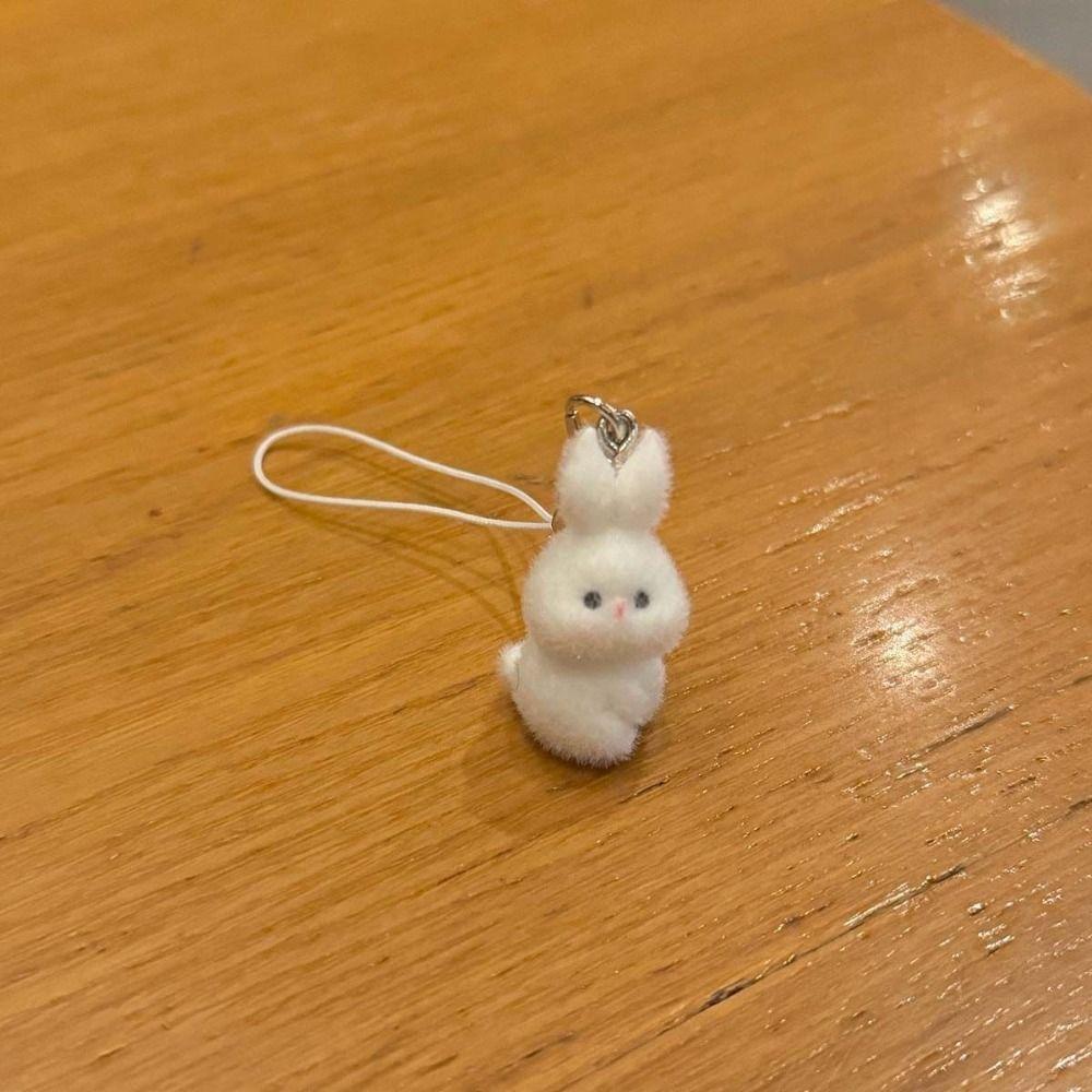 Пушистая кукла, стайная собака, брелок, щенок корги, кролик, телефон, кулон, 3D-животное, кулон, рюкзак