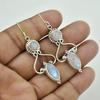 Rainbow Moonstone Gemstone Earring, Dangle Earring, Bezel Earring, Charm Jewelry, Handmade Earring, 925 Silver Earring